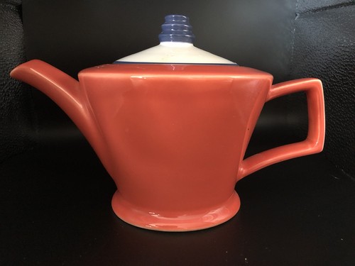 Art deco sadlers - scarce, orange