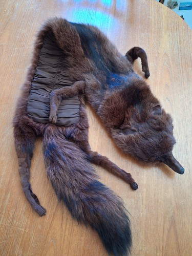 Vintage real fox - real, fur