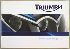 TRIUMPH MOTORCYCLE Sales Brochure For 2005 #T3864900 Cruisers Urban Sports++