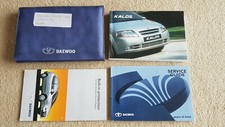 Daewoo Kalos Handbook & Service Book (2003 year)