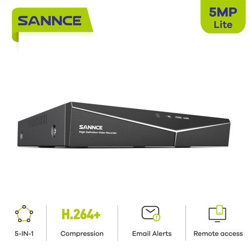Sannce 8ch 5mp lite - 8ch, hdmi