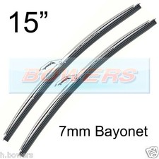 PAIR OF 14"/15" STAINLESS