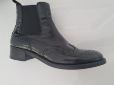 Studiolee Selection Women's Black Leather Ankle Boots size uk 4 RRP £359