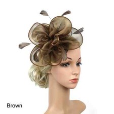 Feather Flower Headband Alice