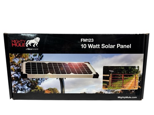 Mighty mule 10w solar - solar, panel