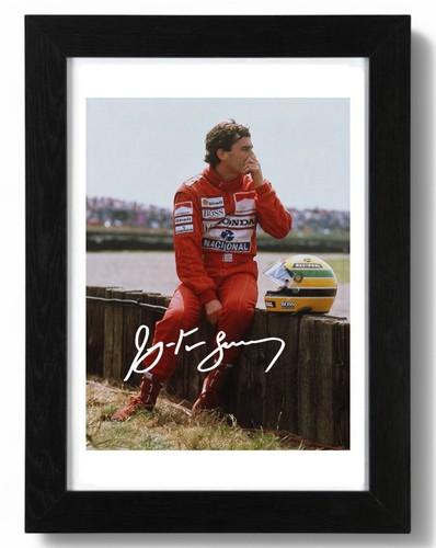 Ayrton senna signed - senna,