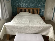 Kelly Hoppen  Cream Reversible Bedspread