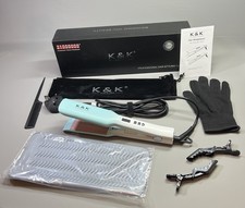 K&K Hair Straighteners Flat 45mm Wide 3D Iron 230C Fast Heat Up & Negative Ions