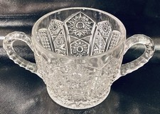 Antique Clear Pressed Glass
