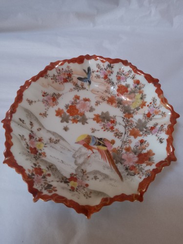 Vtg painted japanese kutani - vtg,
