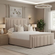 Double Panel Bed Frame Plush