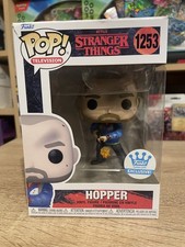 Hopper With Flamethrower Funko Pop 1253 Stranger Things Funko Shop Exclusive
