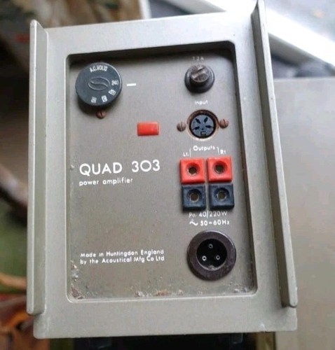 Quad 303 power amplifier - quad, amplifier.