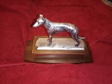 greyhound statue on plinth