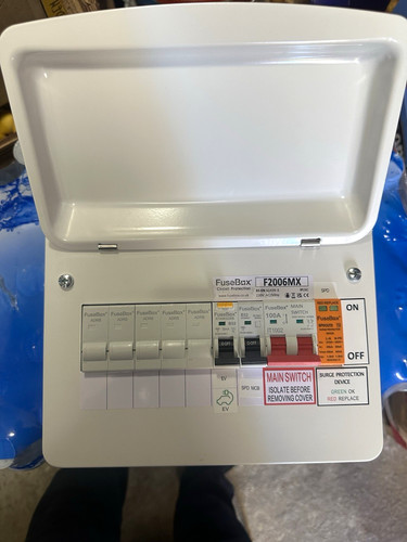 Fusebox metal consumer - metal, unit