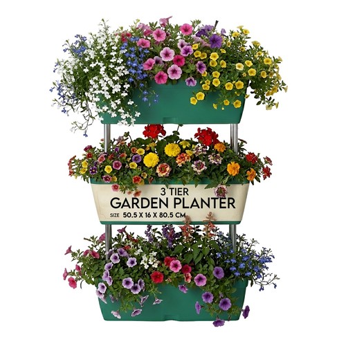 Garden planter tier vertical - 3,