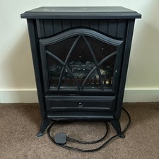 Blaupunkt 1850W Log Effect Electric Medium Black Stove Heater (359793) | Used