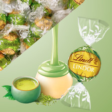 Lindt Lindor MATCHA - WHITE CHOCOLATE TRUFFLES gift present