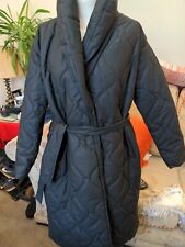 Boohoo Longline Onion Quilt Duvet Puffer Black Coat/Jacket Size 8