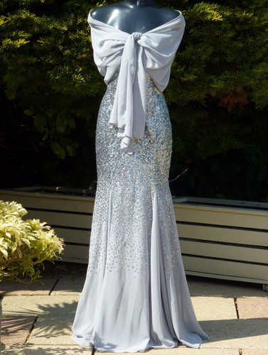 Goddiva maxi sequin dress with - goddiva,