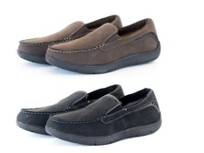 Men's Lightweight Slip On Comfort Shoes Moccasin Casual Walking Driving Size