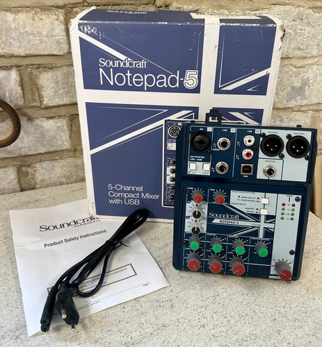 Soundcraft notepad analog - soundcraft,