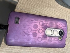 LG Leon H345 Titan Cellphone with charger & case