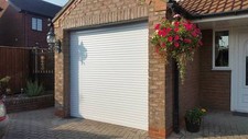 Roller garage door made in the