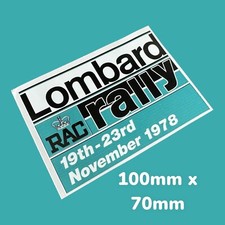 1978 Lombard RAC Rally Sport