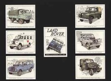 Land-Rover Series 2 (II & IIA) Modern Collectors Card Set -  golden era 1990s
