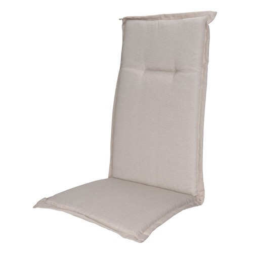 High back chair cushion - high, beige