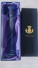 Boxed Tartan Glass 40th Champagne Flute Birthday Gift. Never Used