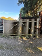 Security Gates Galvanized Heavy Duty Yard Gate 9.6M Wide