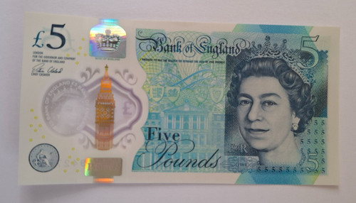 Five pound polymer - £5,