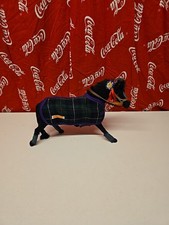 Vintage 1990s Flocked Black