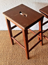 Vintage Industrial Workshop Engineering Lab Stool in Original Worn condition