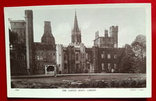Unposted Royal Photographic Co B&W RP Postcard - The Castle (East) Cardiff #25