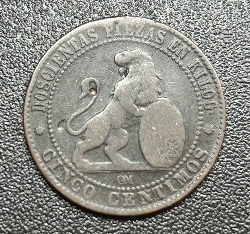 1870 spain cinco gramos - spain,
