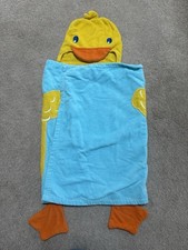 Costco Oeko-Tex Hooded Duck Towel Poncho Cotton Kids VGC