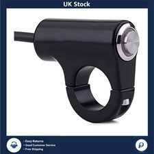 Aluminum Alloy Handlebar Switch - Self-Locking Push Button with Light