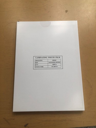 Laminating pouches - laminating,
