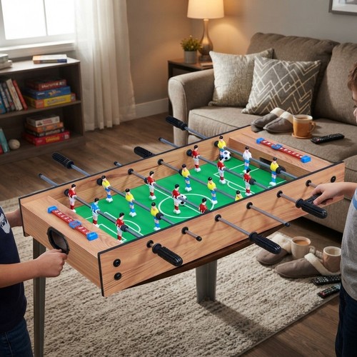 Elegant wood game table - 2-in-1,