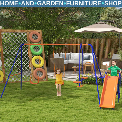 Metal garden swing - in,