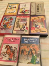 vintage childrens audio cassette tapes various enid blyton stories etc x 8