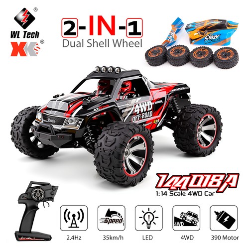 Wltoys 144018a 35km h 4wd - 144018a, 35km/h