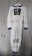 Boys White Primark Astronaut All In One Jumpsuit Sleepsuit Pyjamas Fancy Dress