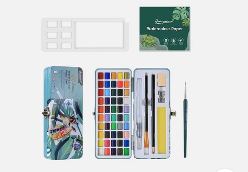 Colors watercolor paint set - 50,