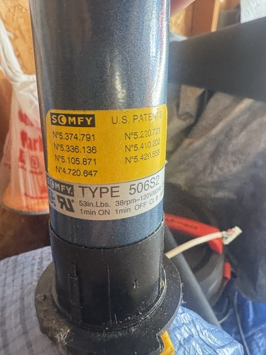 Somfy 506s2 tubular - somfy,