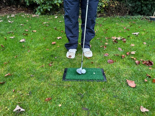 Winter strike golf mat use - mat,