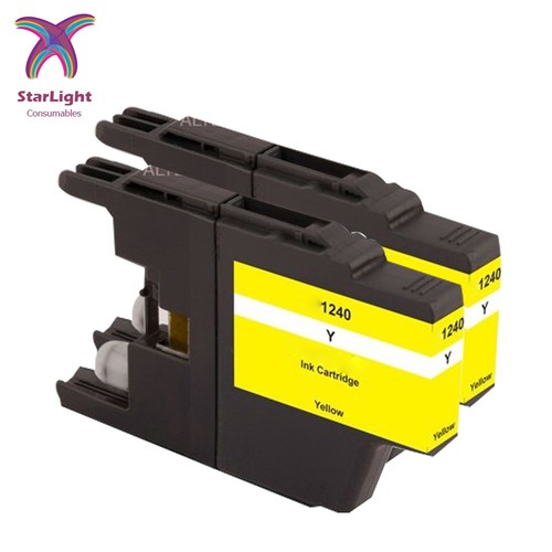 Yellow ink cartridge lc1240 - yellow,